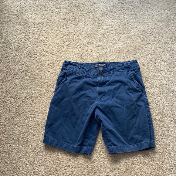 American Eagle Outfitters Blue Classic Fit Shorts Waist Size 33 - Picture 1 of 2